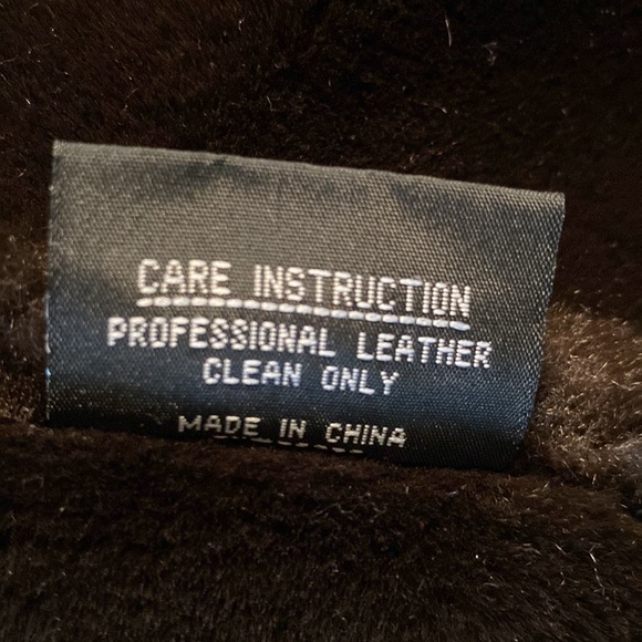 Gallery Vintage Brown Suede Faux Fur Lining Collar Jacket - L - Picture 14 of 14